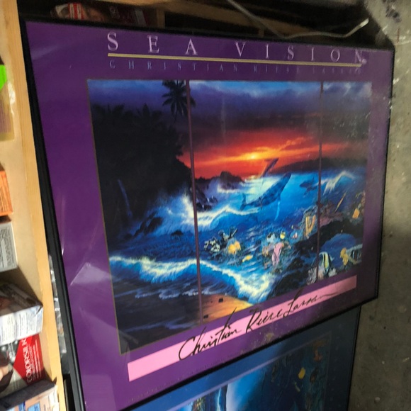 1991Christian Riese Lassen “Sea Vision” Framed Art Print-14A $300 or $250w/offer - Picture 1 of 8